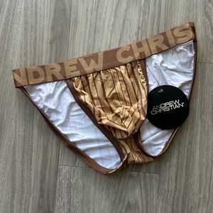 Andrew Christian | Dunes Stripe Brief w/ Almost Naked (Small)